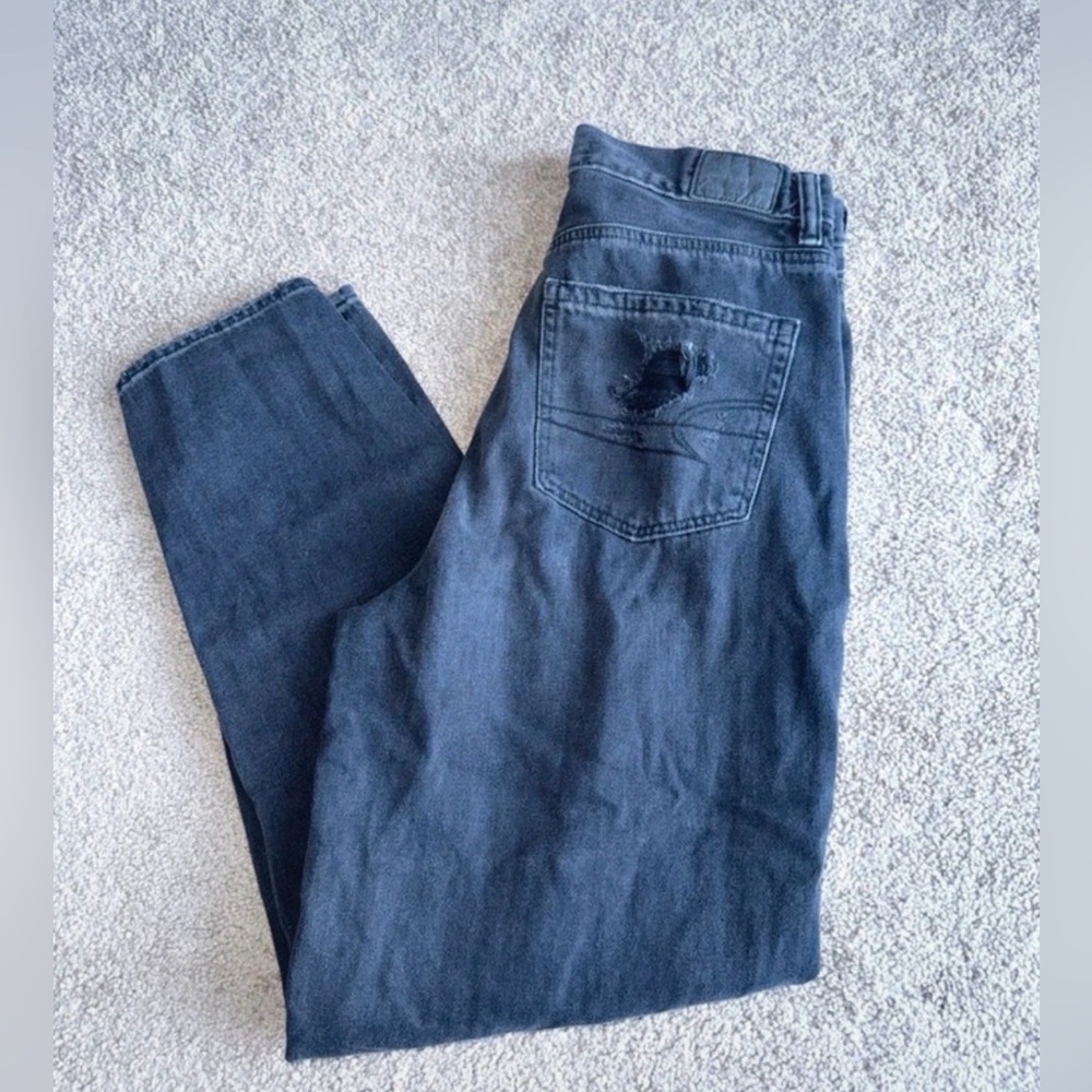 American Eagle Super Distressed Black Jeans - Women's Size 2 - Good Condition